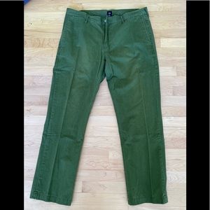 Green Gap Pants Mens 38x32